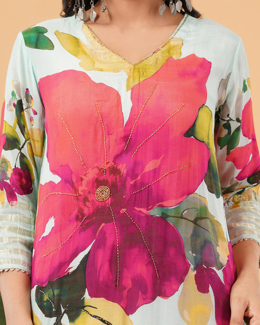 Floral Printed Suit Set