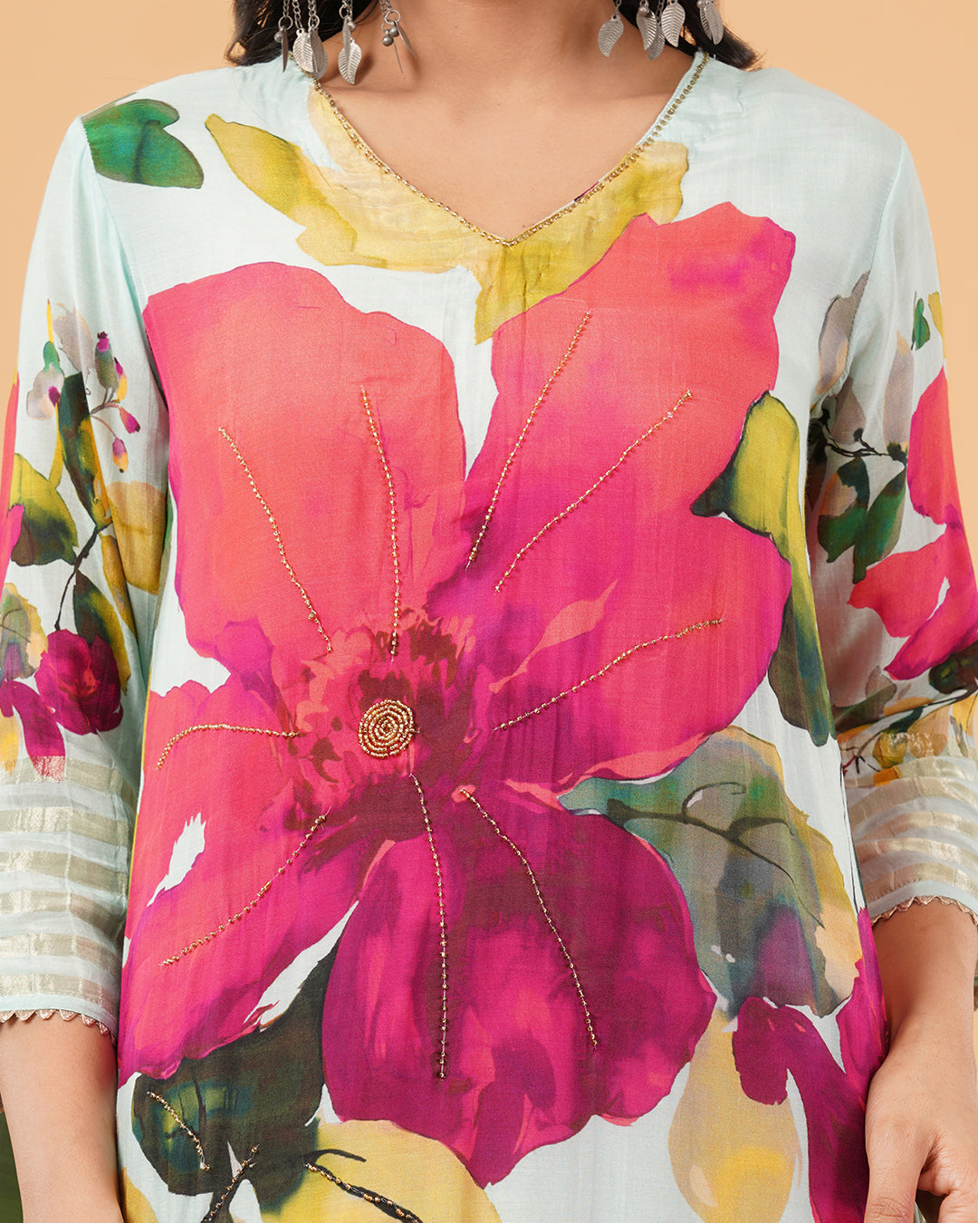 Floral Printed Suit Set