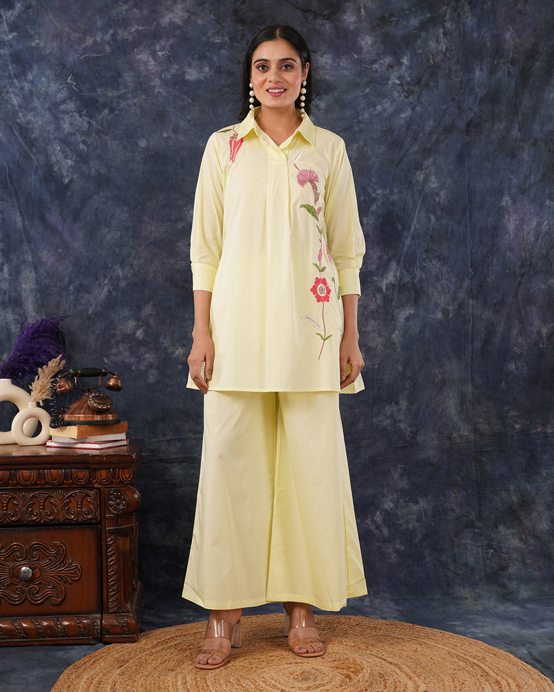 Soft Pastel Lemon Co-Ord Set