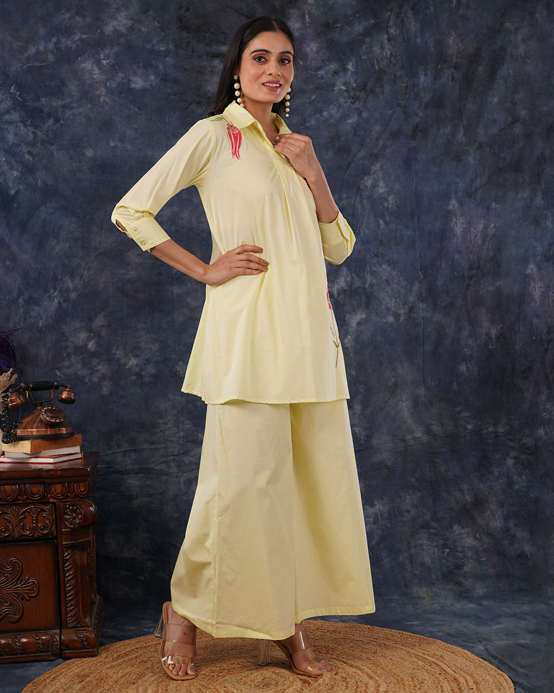 Soft Pastel Lemon Co-Ord Set