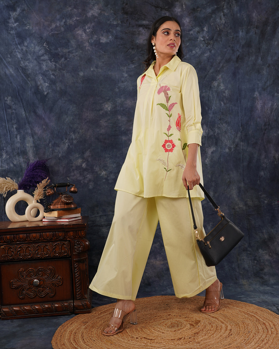 Soft Pastel Lemon Co-Ord Set
